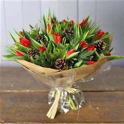 The Festive Tulip Bouquet