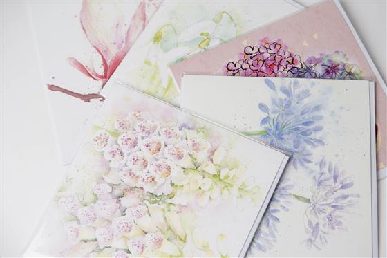 Floral blessings: greeting cards Greetings Card